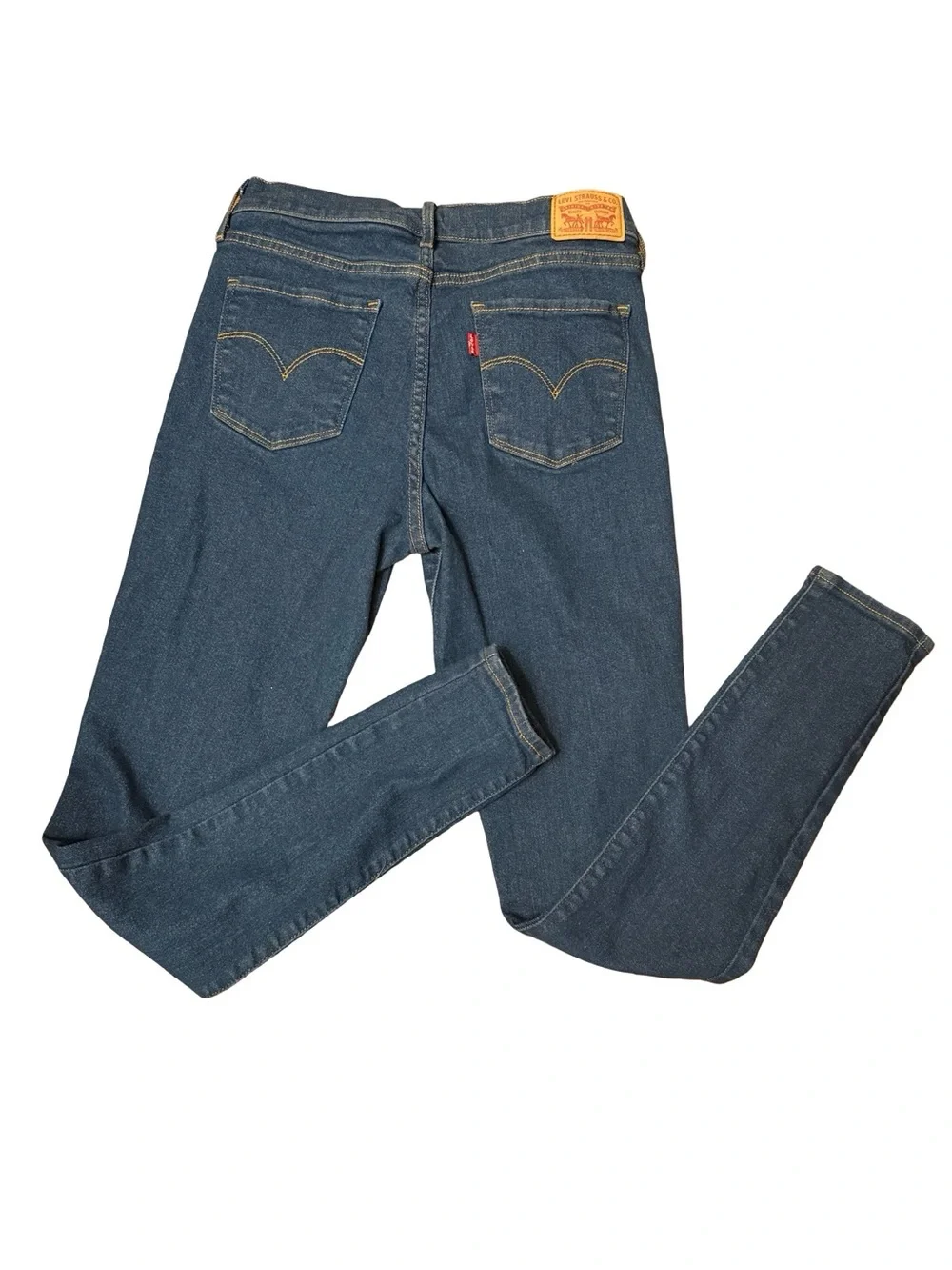 Levi's Dark Blue Women’s Skinny Jeans - Picture 2 of 3